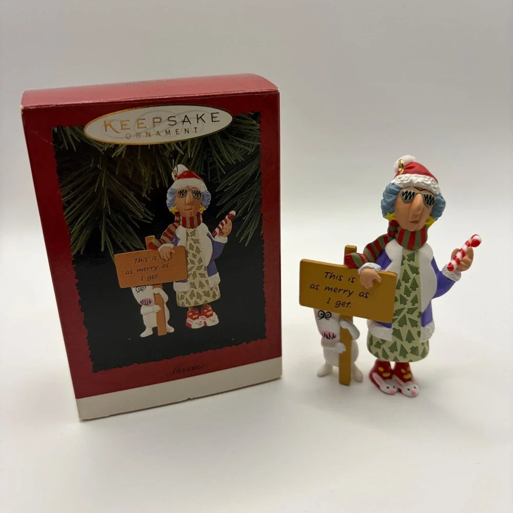 Hallmark Keepsake Maxine Ornament This Is As Merry As I Get Floyd Dog 1997